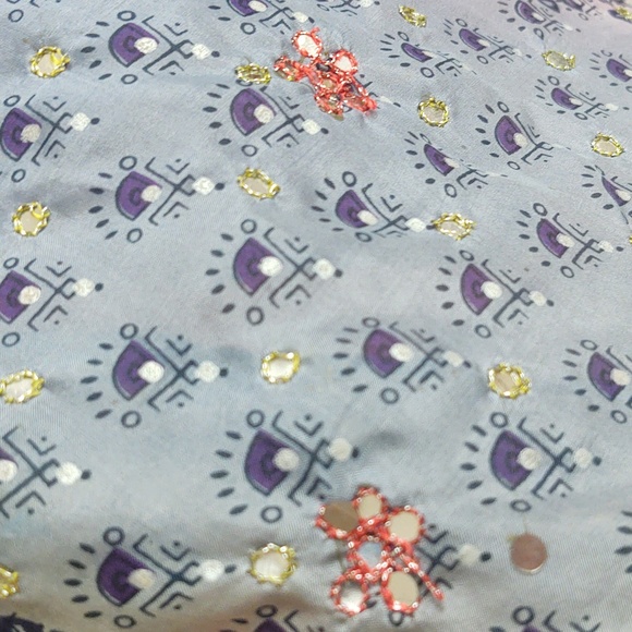 Boston Proper 💯 Silk Skirt - Picture 4 of 6